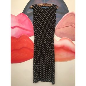 Black & White Print Dress